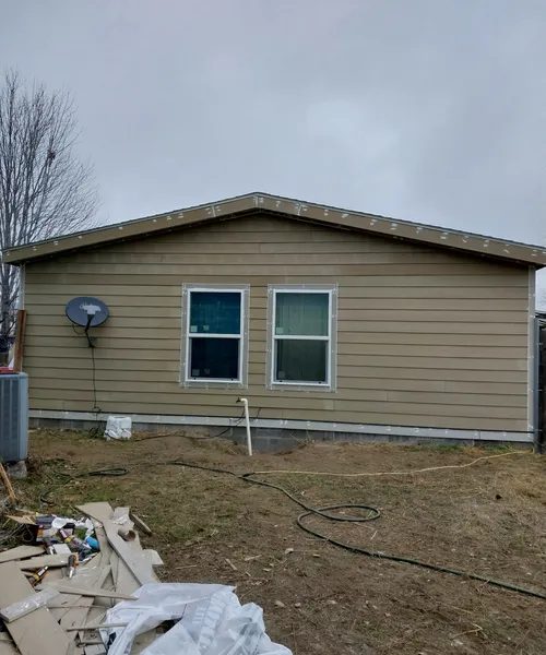 Window Replacement & Hardie Lap siding installation in Benton 